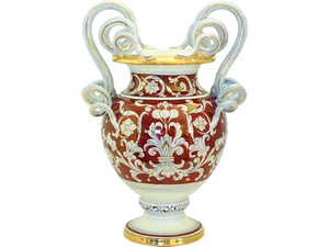 LUSTRO RUBINO - Ceramic vase _ L'Antica Deruta